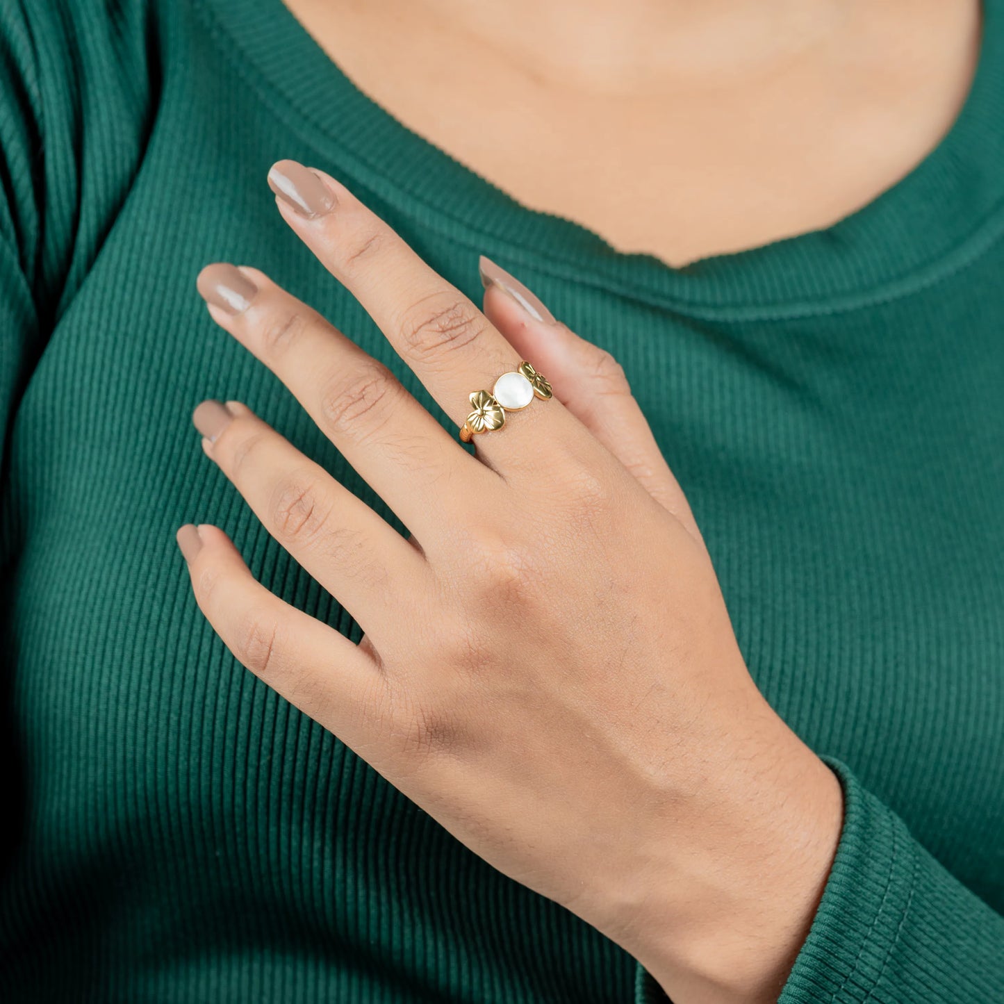 Bloom – Gold Floral Ring