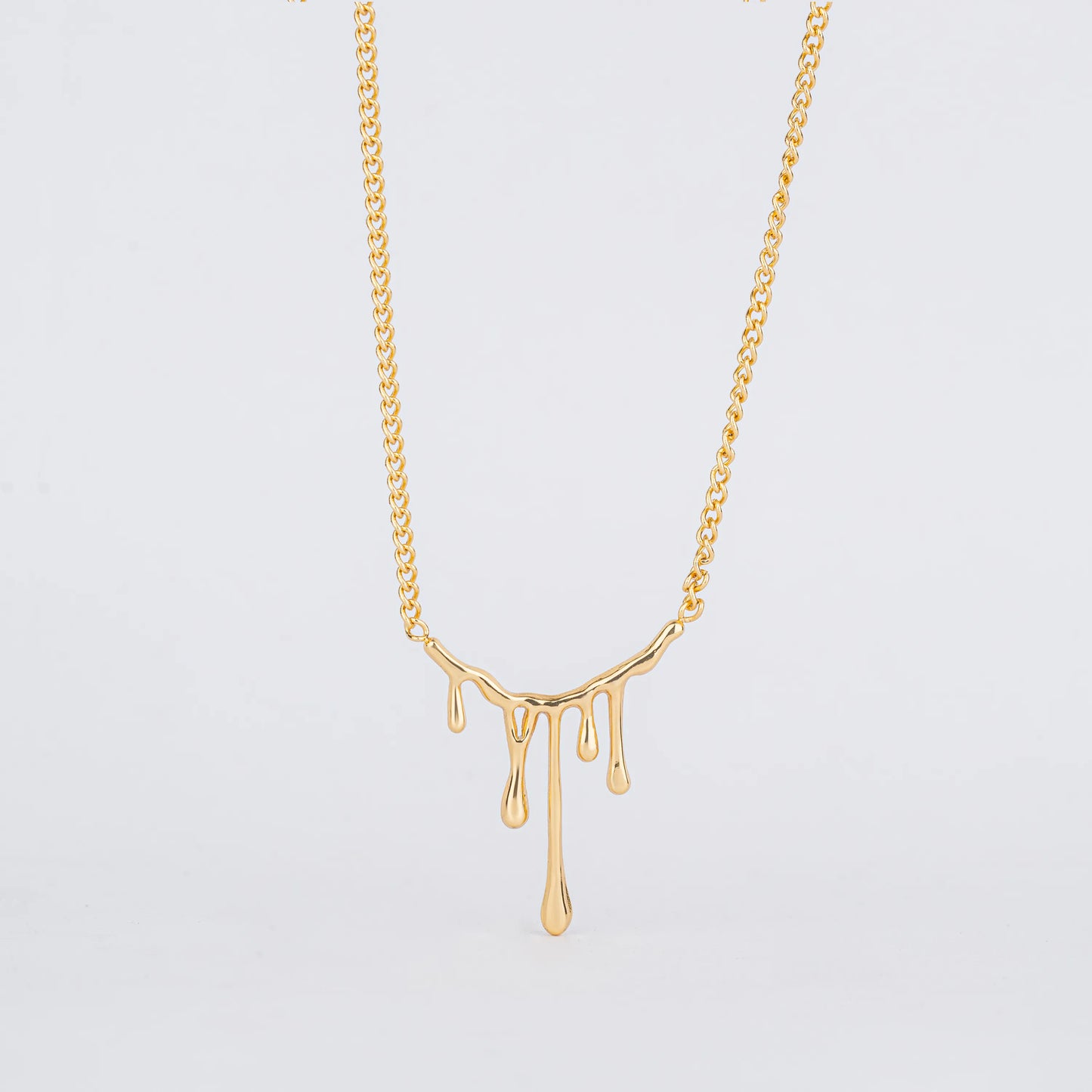 Melt – 18K Gold Plated Necklace with Drip Effect