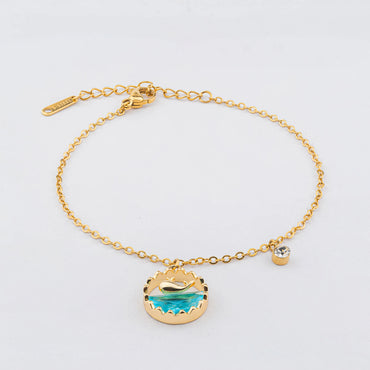 Bluey – Bracelet with Whale and Ocean Charm