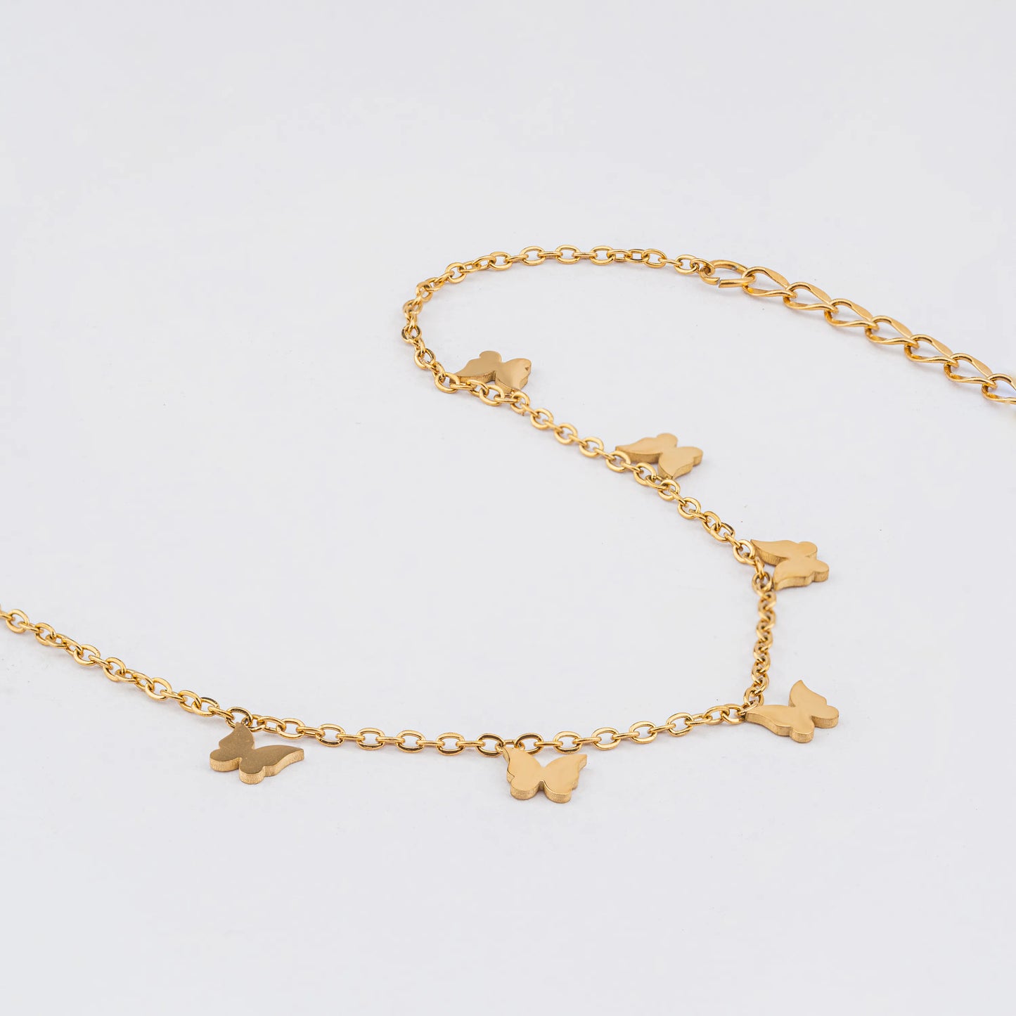 Flit – 18k Gold Plated Bracelet Butterfly Charms