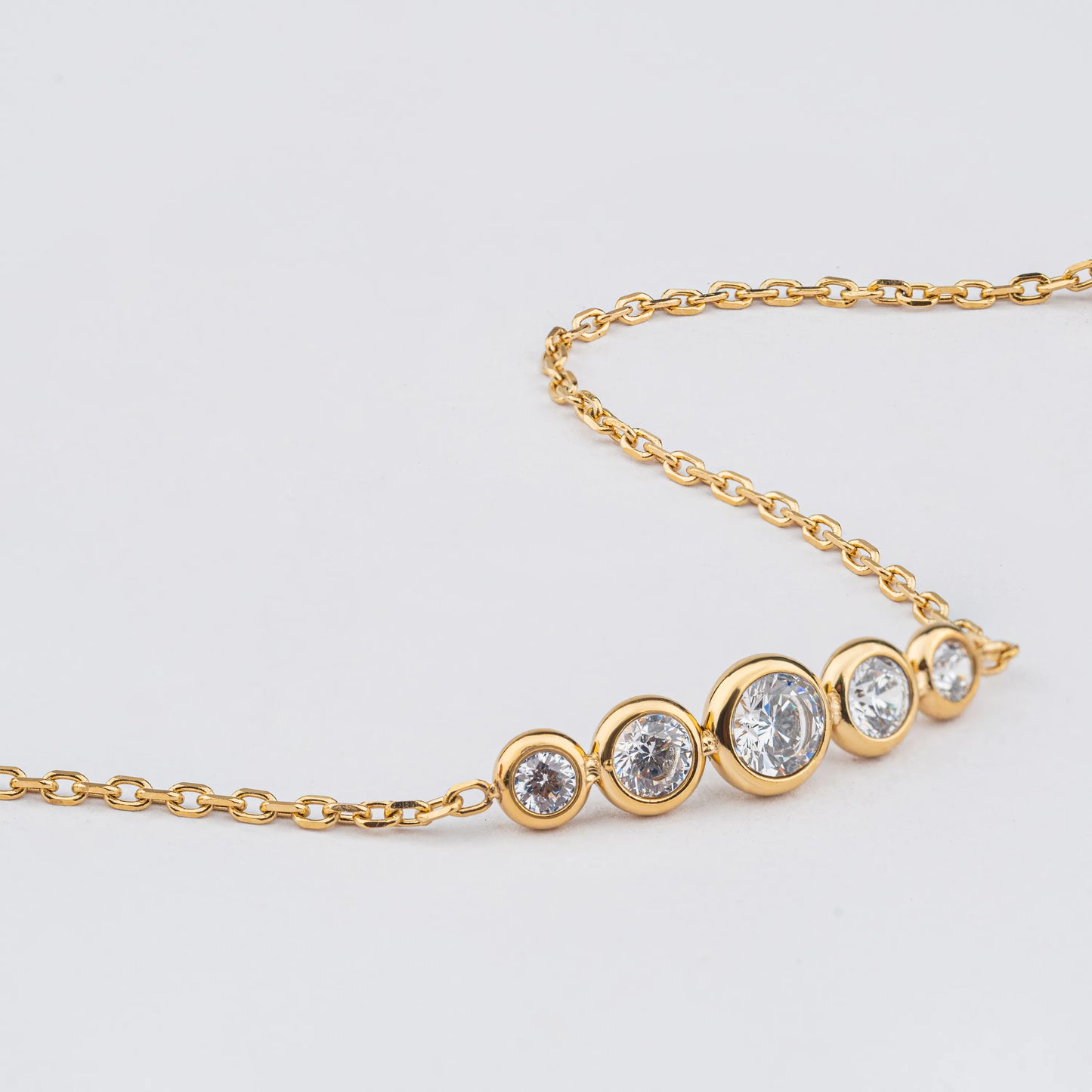 Lumen – 18K Gold Plated CZ Bracelet