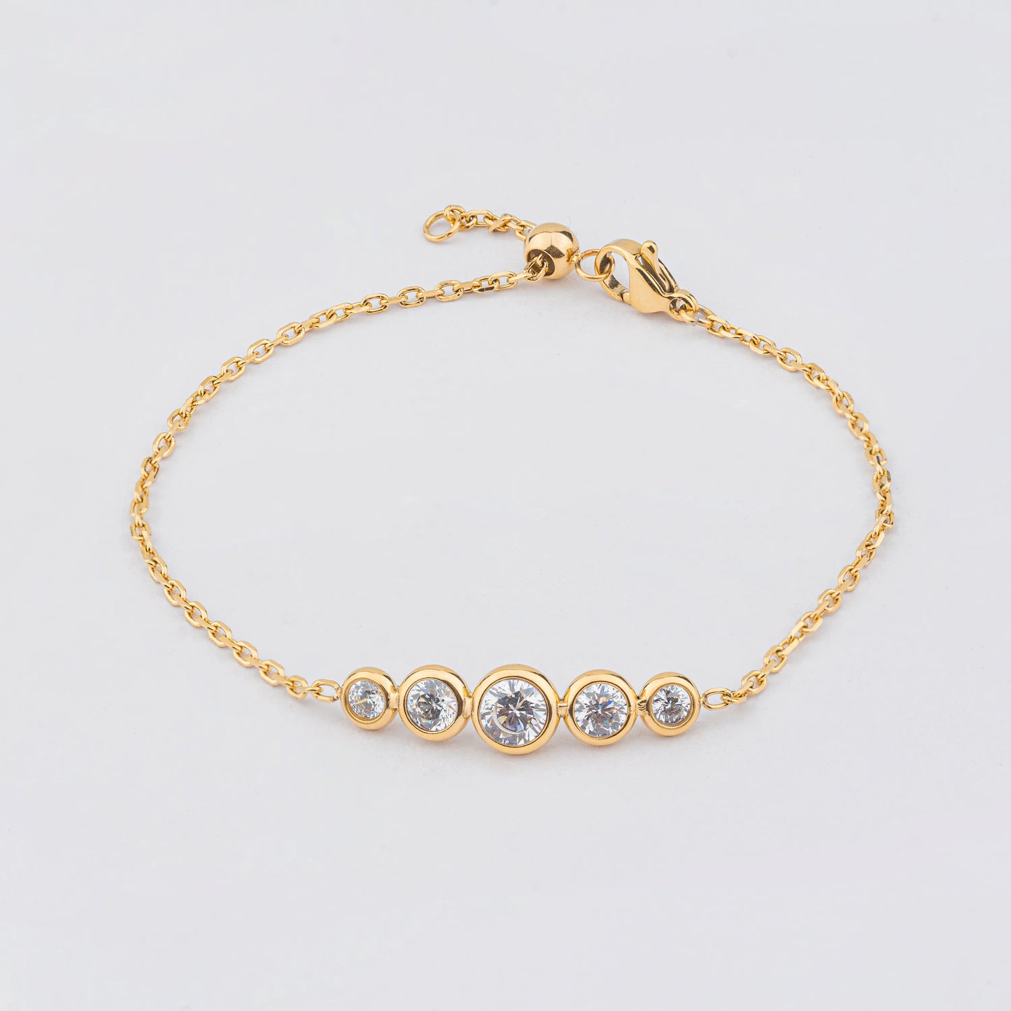 Lumen – 18K Gold Plated CZ Bracelet