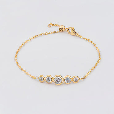 Lumen – 18K Gold Plated CZ Bracelet