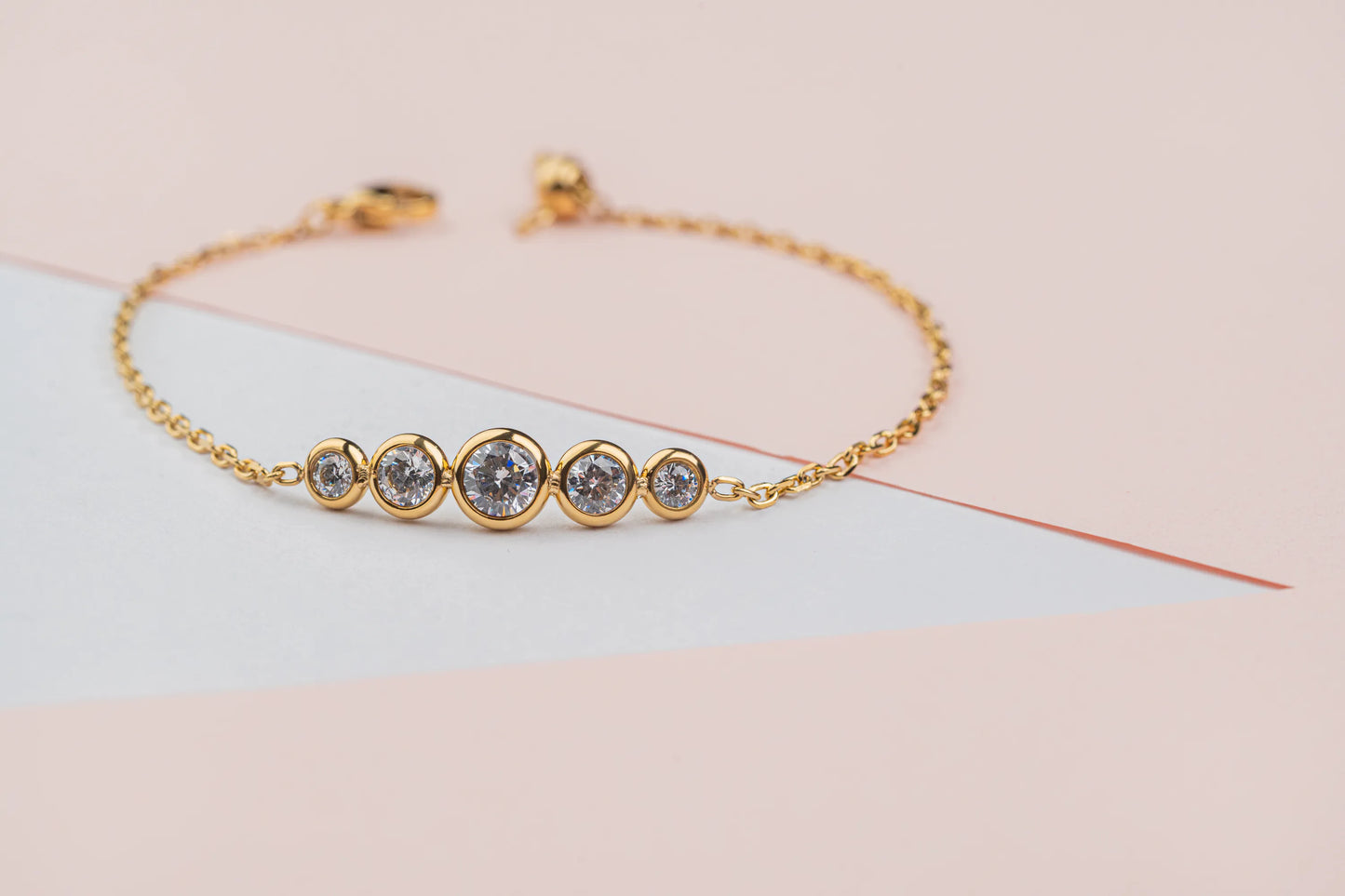 Lumen – 18K Gold Plated CZ Bracelet