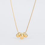 Dewy – Gold Plated Raindrop Pendant Necklace