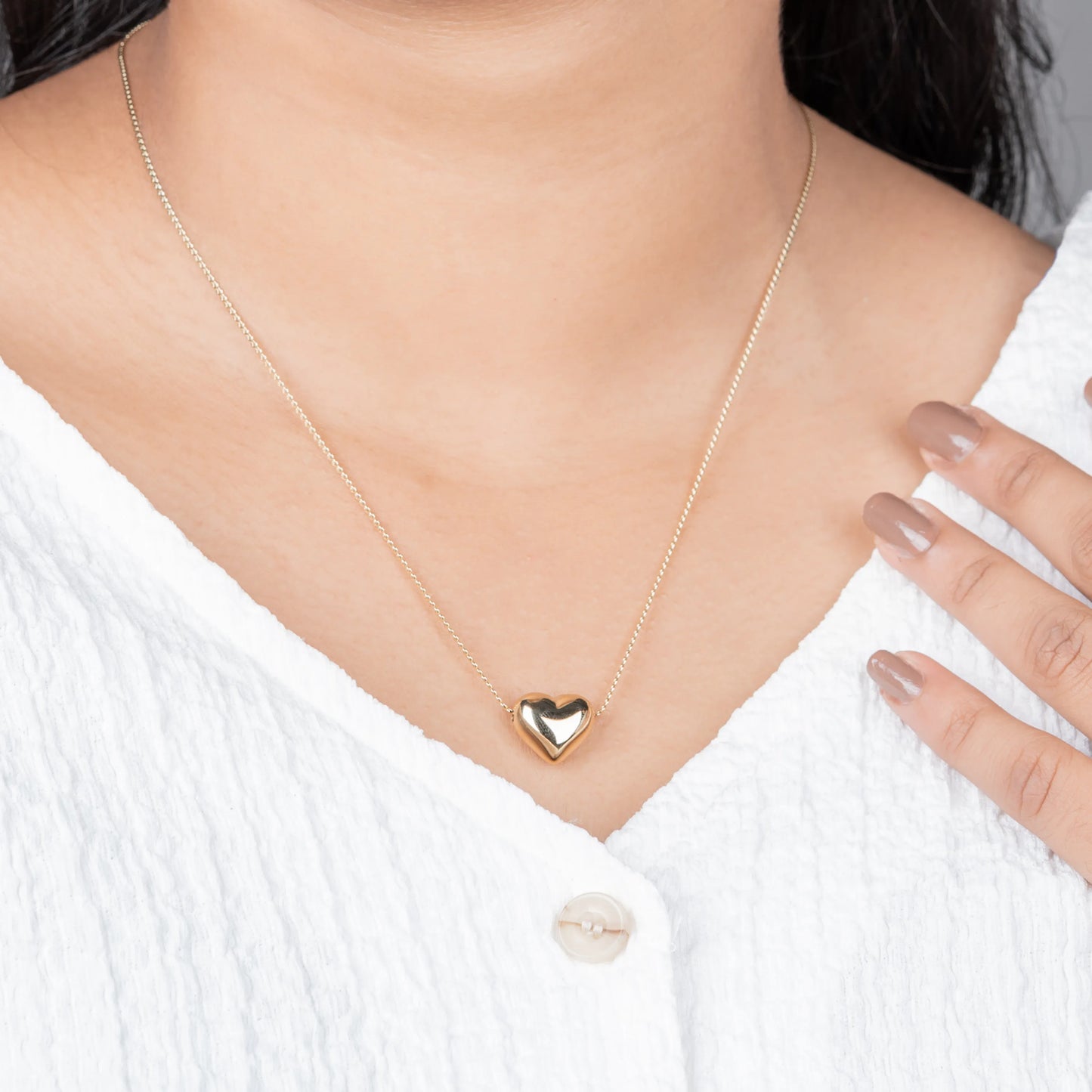 Glow – 18K Gold Plated Heart Pendant Necklace