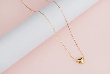Glow – 18K Gold Plated Heart Pendant Necklace