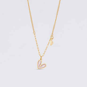 Sweetheart – Gold Heart Pendant Necklace