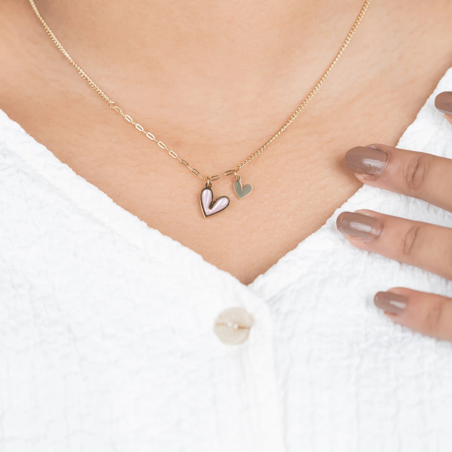 Sweetheart – Gold Heart Pendant Necklace