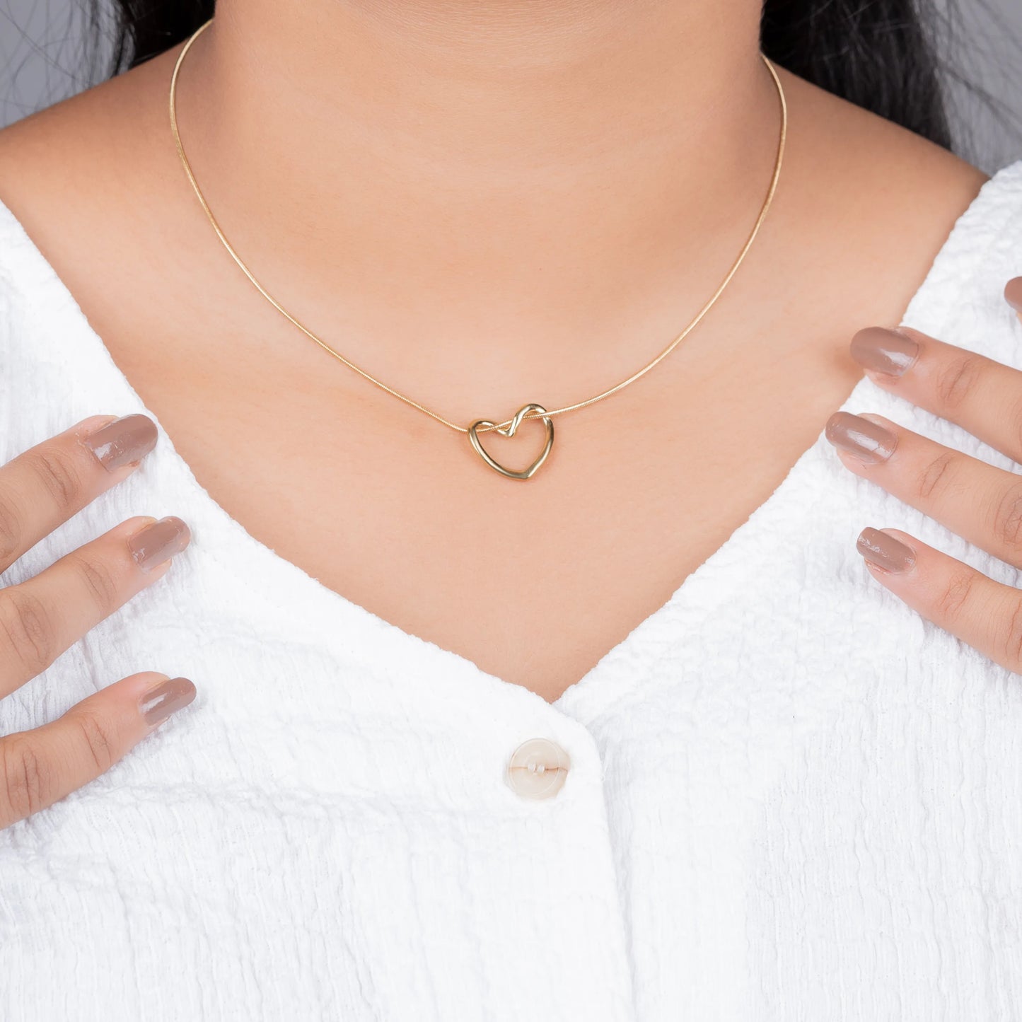 Beat – 18K Gold Plated Heart Pendant Necklace