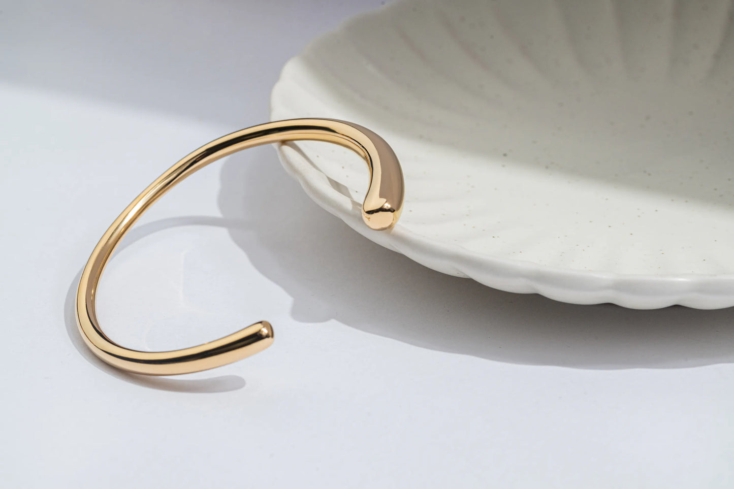 Core – 18K Gold Plated Open Cuff Bangle