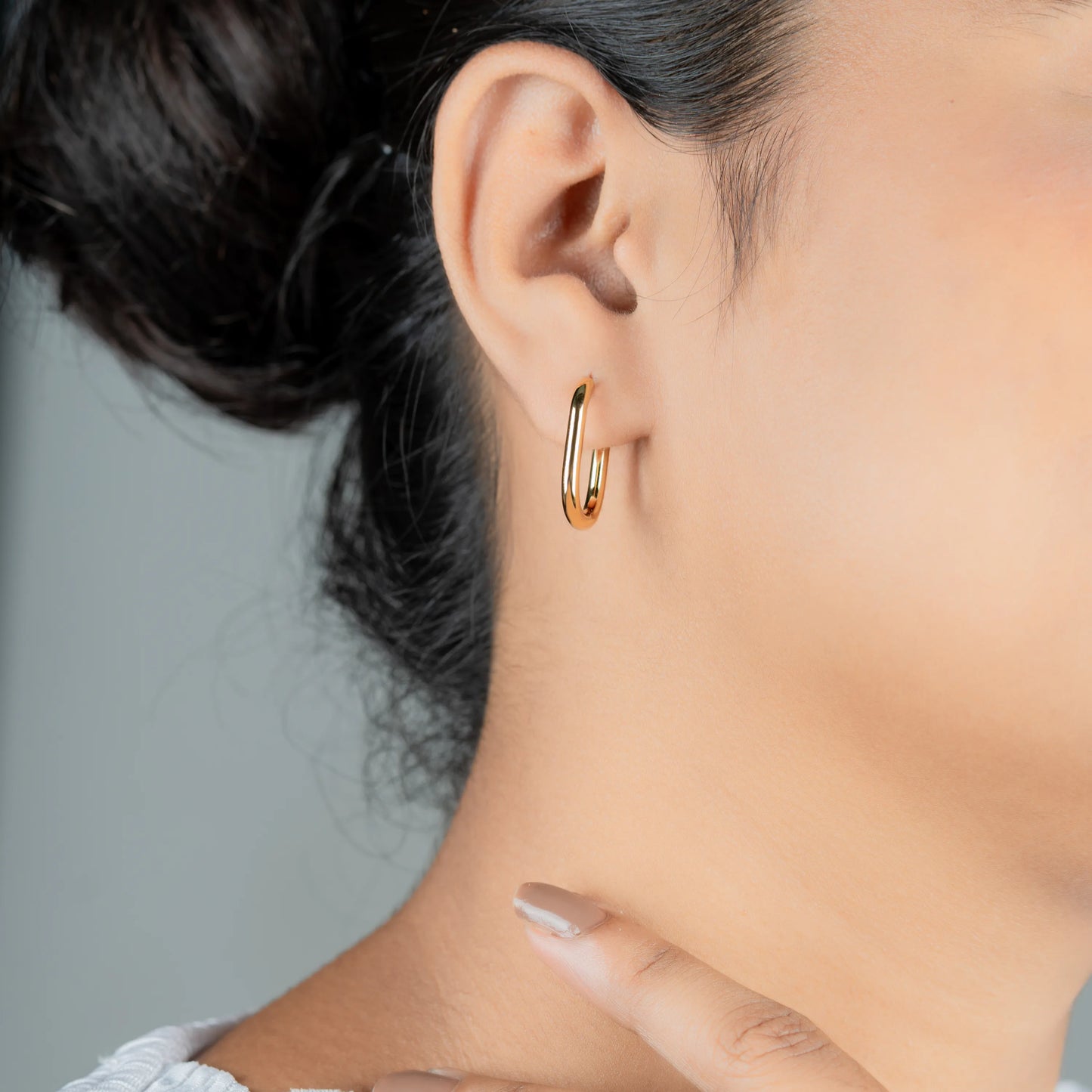 Span – Minimal 18K Gold Plated Hoop Earrings
