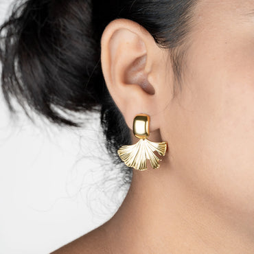 Flutter – 18K Gold Plated Statement Studs